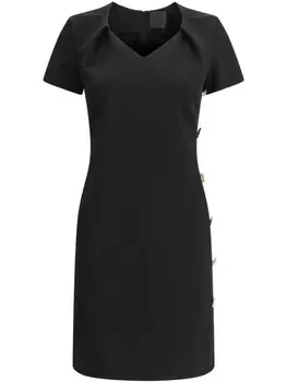 Платье мини Punto Milano с пуговицами Givenchy, черный