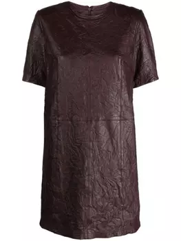 Платье мини Riddy с жатым эффектом Zadig&Voltaire, коричневый