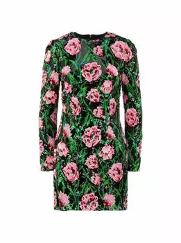 Платье мини с цветочным принтом Dolce&Gabbana