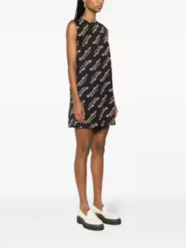 Платье мини с монограммой из коллаборации с Verdy KENZO, черный