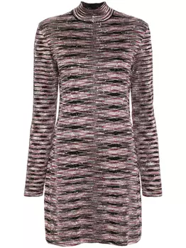 Платье мини с пайетками Missoni, розовый