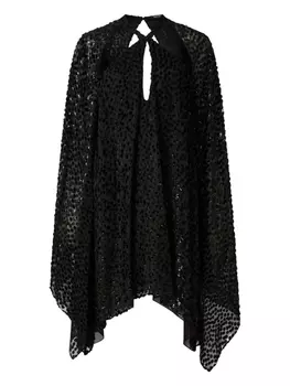 Платье мини в горох Roberto Cavalli, черный