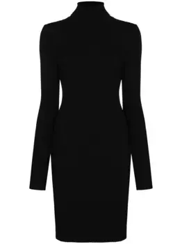 Платье мини в рубчик Wolford, черный