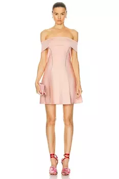 Платье мини Zimmermann Matchmaker Knit Panelled, цвет Dusty Pink