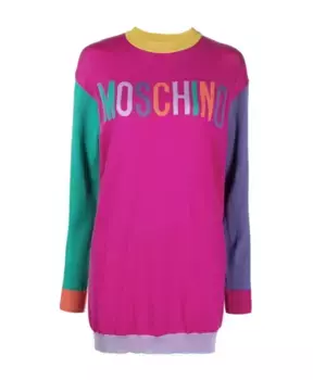 Платье Moschino, мультиколор