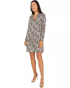 Платье NIC+ZOE Painted Leopard Dress, цвет Indigo Multi