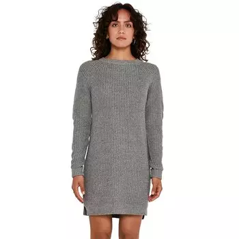 Платье Noisy May Siesta Long Sleeve O Neck Knit, серый