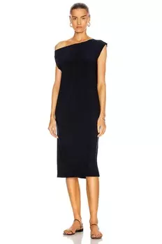 Платье Norma Kamali Drop Shoulder, цвет Midnight