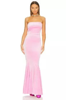 Платье Norma Kamali Fishtail Gown, цвет Candy Pink