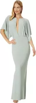 Платье Norma Kamali Obie Gown, цвет Dried Sage