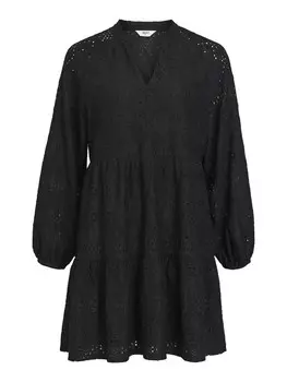 Платье Object BRODERIE ANGLAISE, черный