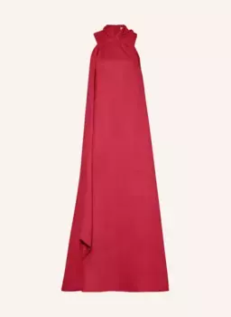 Платье одель с льном Reiss, красный