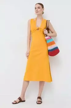 Платье Patrizia Pepe, оранжевый