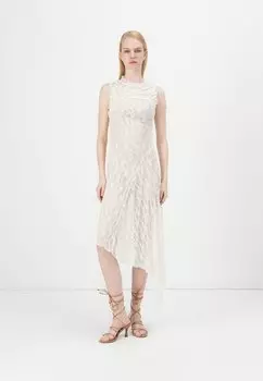 Платье PCMELODY LONG DRESS Pieces, кремовый
