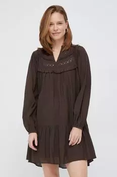 Платье Pepe Jeans, коричневый