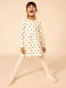 Платье PETIT BATEAU, цвет beige/bunt