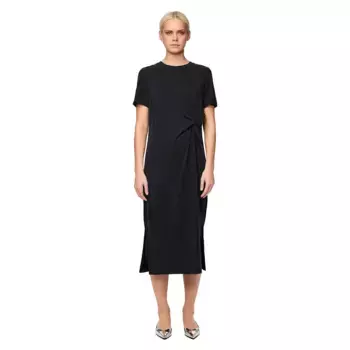 Платье Pieces Anora short sleeve long, черный