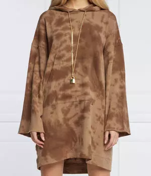 Платье Pinko Disegnare, коричневый