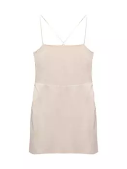 Платье Pull&Bear, экрю