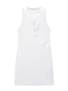 Платье Pull&Bear, белый