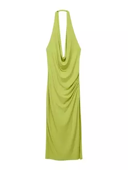 Платье Pull&Bear, цвет Apple