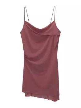 Платье Pull&Bear, цвет Mauve