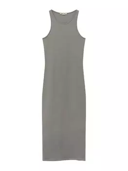 Платье Pull&Bear, дымчато-серый