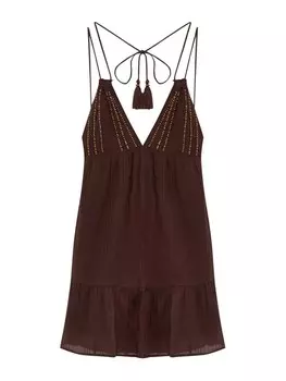 Платье Pull&Bear, коричневый