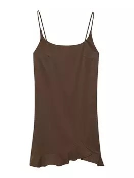 Платье Pull&Bear, коричневый