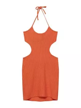 Платье Pull&Bear, оранжевый