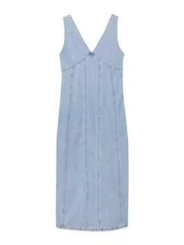 Платье Pull&Bear, синий деним
