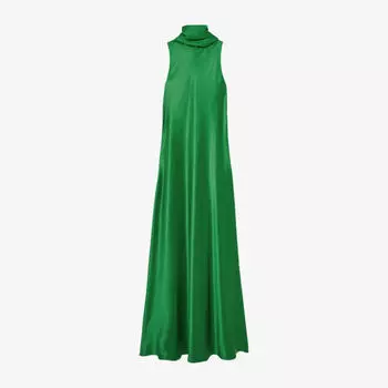 Платье Reiss Fae с запахом на спине, зеленый