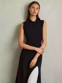 Платье Reiss Petite Faro, черный