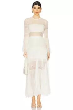 Платье Rosney Loveshackfancy, ivory