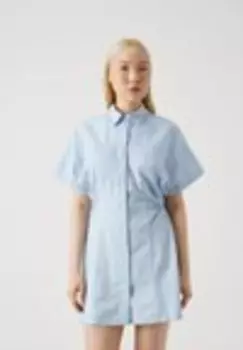 Платье-рубашка Abercrombie & Fitch, синий