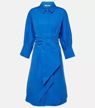 Платье-Рубашка из хлопкового поплина 'S Max Mara, синий