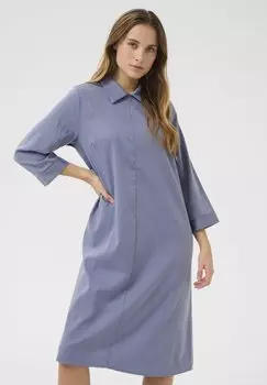 Платье-рубашка KAAMALIE Kaffe, синий