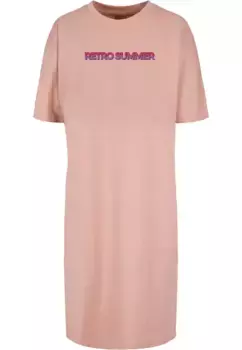 Платье-рубашка Merchcode " Merchcode Women's Ladies Summer - Платье с разрезом в стиле ретро " (1 шт.), цвет Duskrose