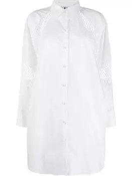 Платье-рубашка мини MSGM, белый