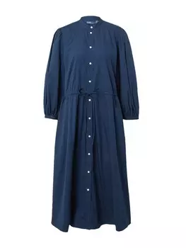 Платье рубашка Polo Ralph Lauren Shirt Dress ELIE, темно-синий