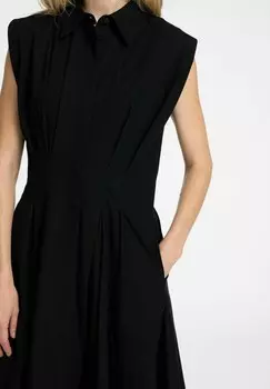 Платье-рубашка Selected Femme, черный