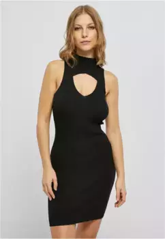 Платье-рубашка URBAN CLASSICS " Urban Classics Women's Ladies Cut Out Sleevless Dress" (1 шт.), черный