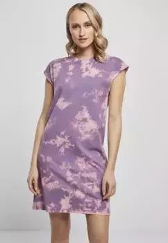 Платье-рубашка URBAN CLASSICS " Urban Classics Ladies Bleached Dress" (1 шт.), фиолетовый
