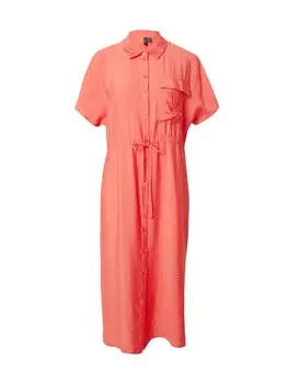 Платье-рубашка Vero Moda IRIS, цвет Melon