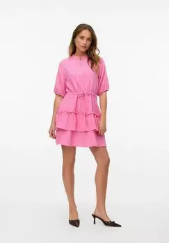Платье-рубашка Vero Moda, розовый