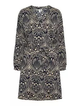 Платье рубашка VERO MODA Shirt Dress VMVilia, ночной синий