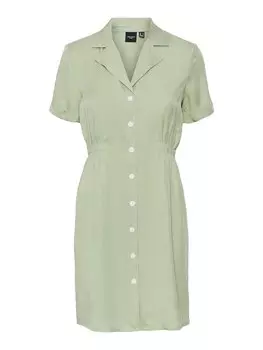 Платье рубашка VERO MODA Shirt Dress Harper, пастельный зеленый