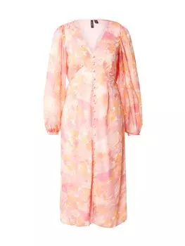 Платье-рубашка VERO MODA VMSMILLA, цвет Pitaya/Dusky pink