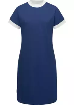 Платье-рубашка в стиле Ragwear "Katchi Solid", стильное летнее платье в стиле рубашки, цвет Indigo