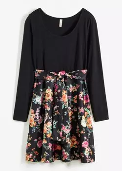 Платье с бантом Bodyflirt Boutique, черный